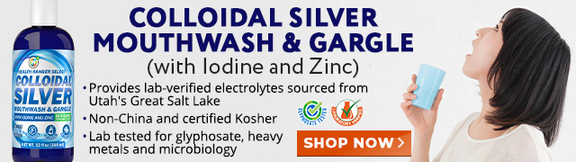 Colloidal Silver Mouthwash with Iodine and Zinc