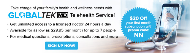 GlobalTek MD Telehealth Service