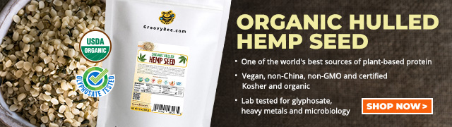 Groovy Bee Organic Hulled Hemp Seed