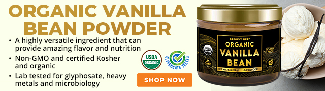 Groovy Bee Organic Vanilla Bean Powder