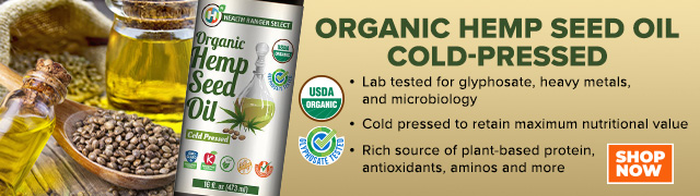 Organic Hemp Seed Oil - Cold Pressed