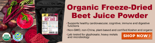 Groovy Bee Organic Freeze-Dried Beet Juice Powder