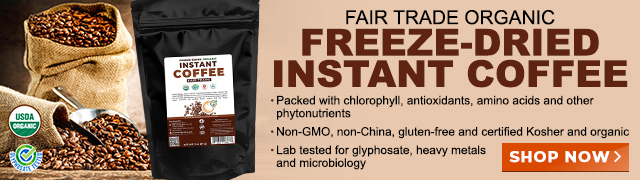 Organic Freeze-Dried Instant Coffee