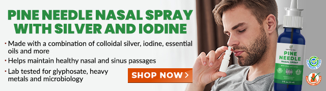 Pine Needle Nasal Spray with Silver and Iodine