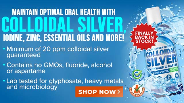 Colloidal Silver Mouthwash with Iodine and Zinc