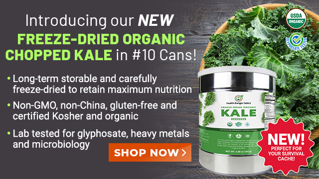 Freeze-Dried Organic Chopped Kale 10 Can