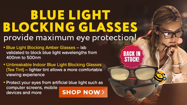 Groovy Bee Blue Light Blocking Glasses