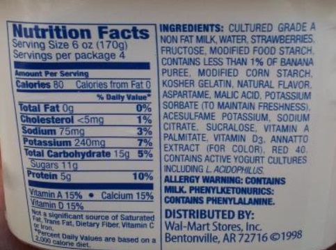 Yogurt buyers beware: Aspartame and artificial colors frequently found ...