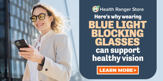 Blue light-blocking glasses