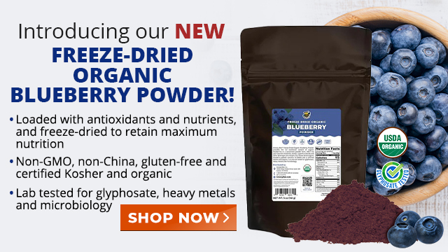 Freeze-Dried Organic Blueberry Powder