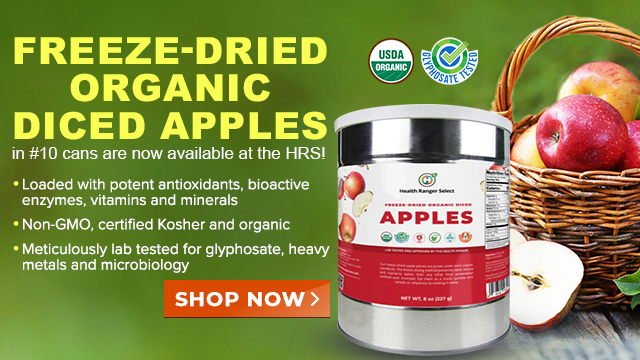 Freeze-Dried Organic Diced Apples - 10 Can