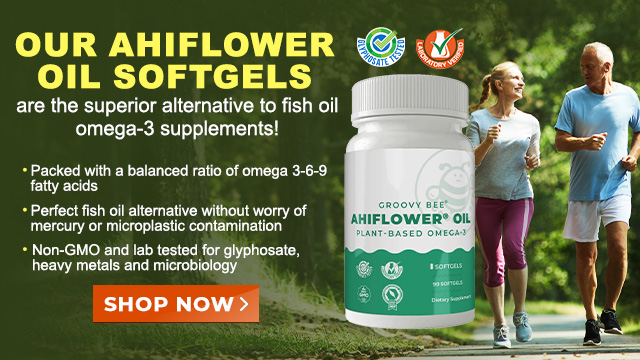 Groovy Bee Ahiflower Oil Softgels