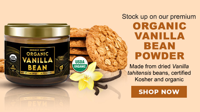 Groovy Bee Organic Vanilla Bean Powder