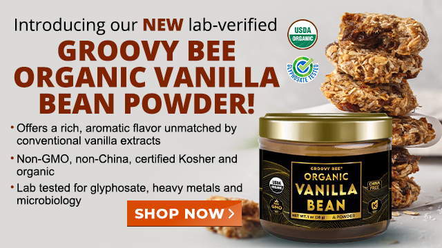 Groovy Bee Organic Vanilla Bean Powder