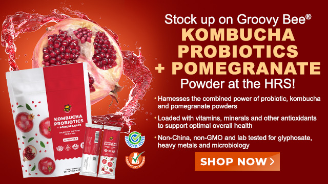 Groovy Bee Kombucha Probiotics plus Pomegranate Drink Mix