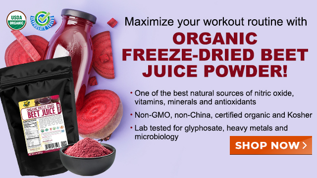 Groovy Bee Organic Freeze-Dried Beet Juice Powder