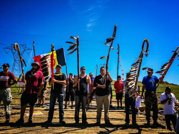 Image: Officials tried to block vital supplies from reaching protesters at Dakota Access Pipeline