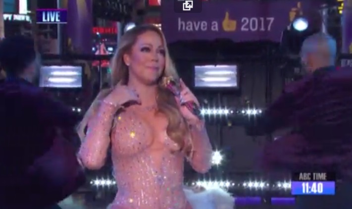 Image: Mariah Carey’s voice box was hacked by the Russians! (satire)