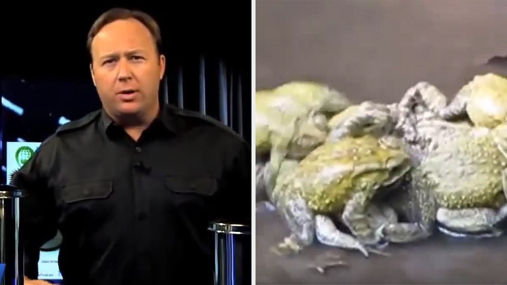Image: Alex Jones is right: Atrazine herbicide proven to be a “powerful chemical castrator” that turns male frogs into homosexuals… see the science