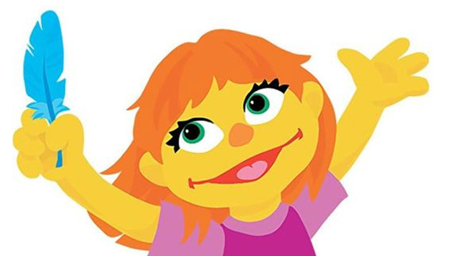 Image: Sign of the times: Sesame Street introduces a character with autism