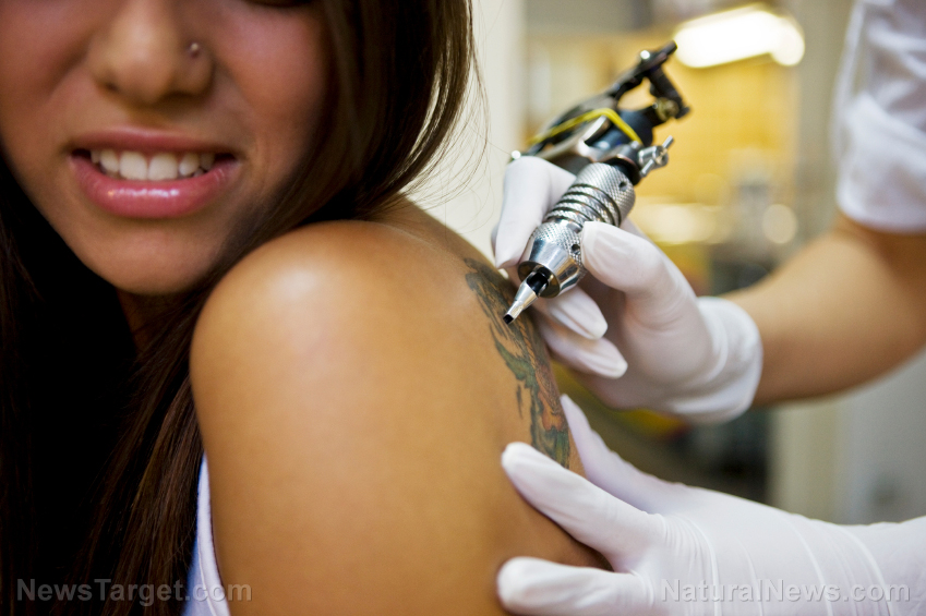 Image: Tattoos may lead to HEAT STROKE by impairing your skin’s natural sweat production