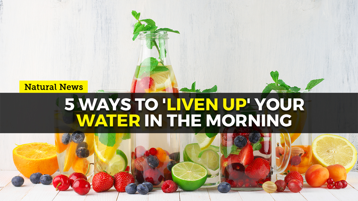 Image: 5 ways to ‘liven up’ your water in the morning