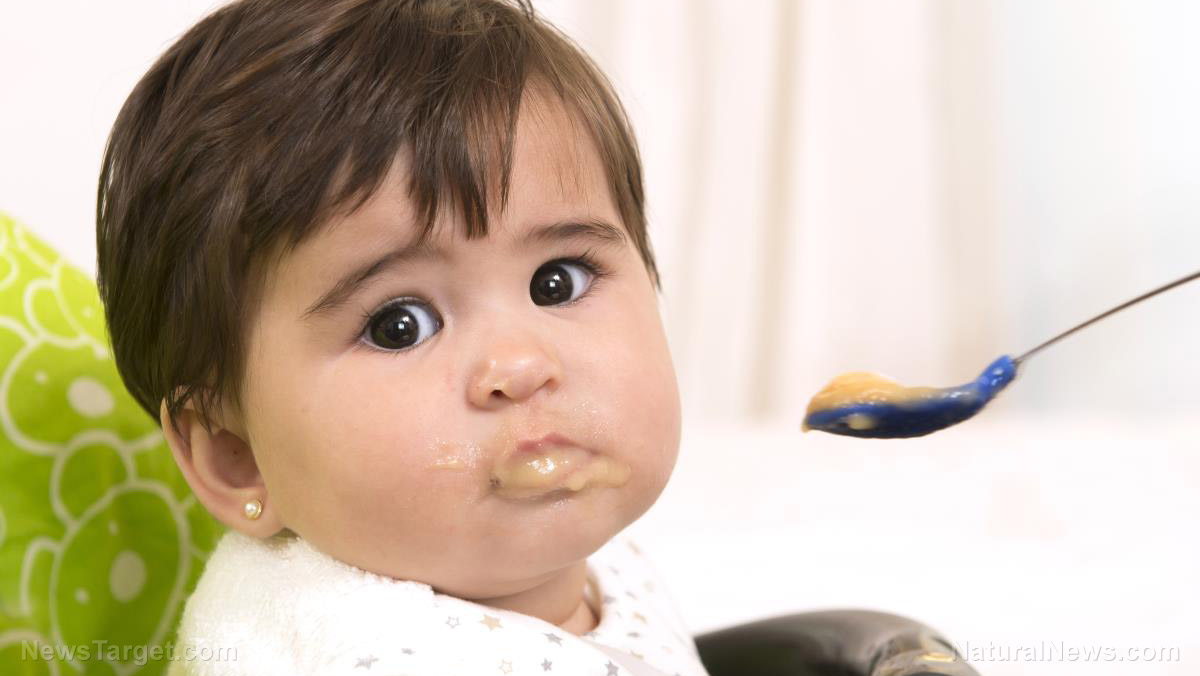 Image: Spoon-fed babies at higher risk of becoming obese, researchers find