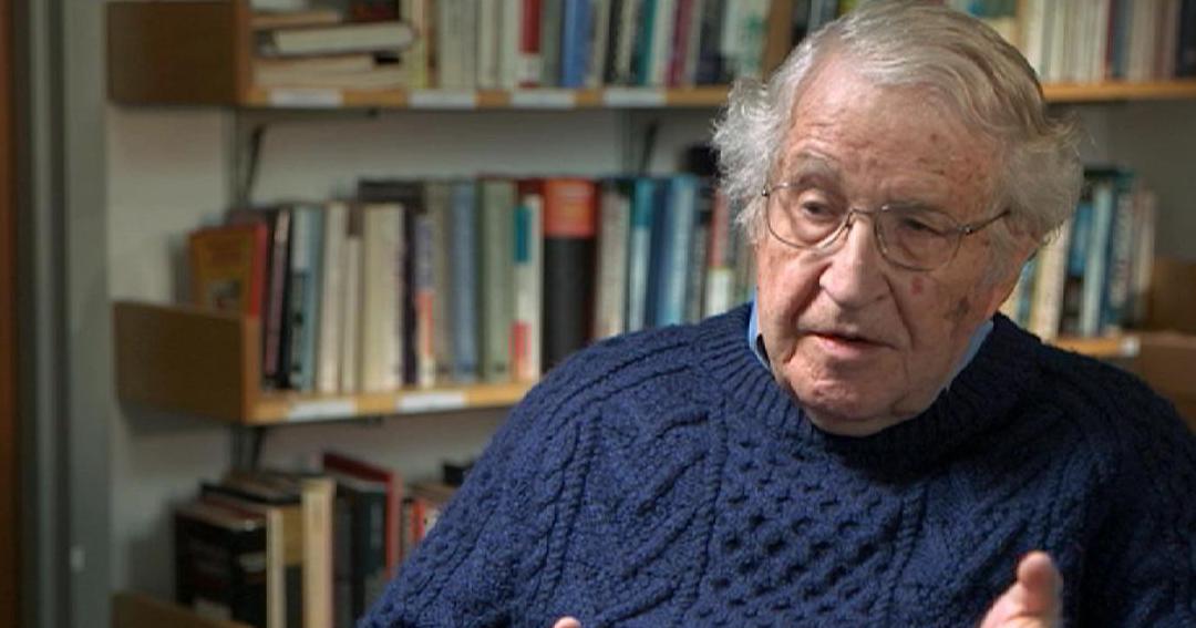 Image: Icon of free speech Noam Chomsky says it was wrong of Big Tech to ban Infowars