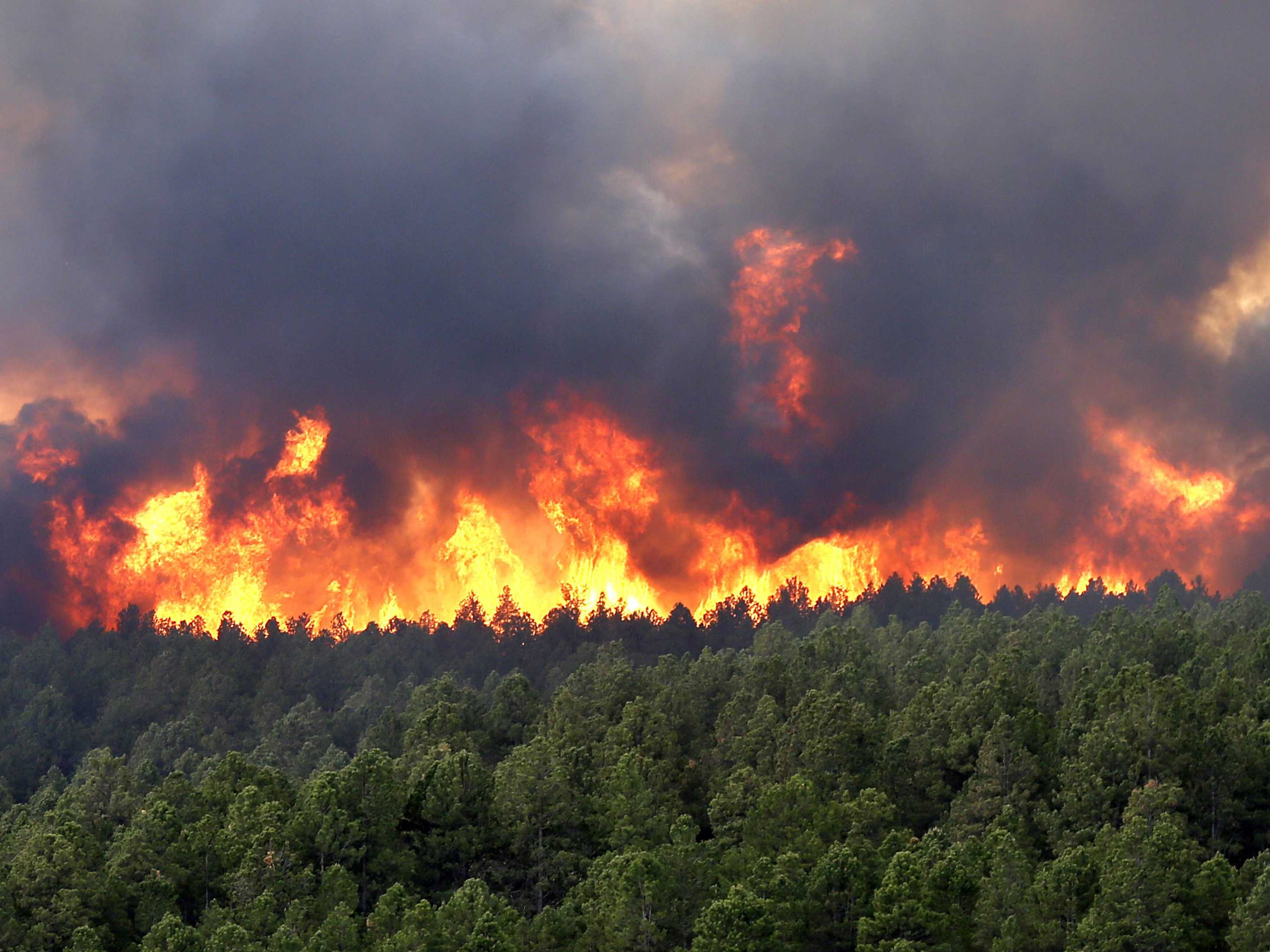Image: Climatologists admit wildfire smoke is already COOLING the planet, just as volcanoes do