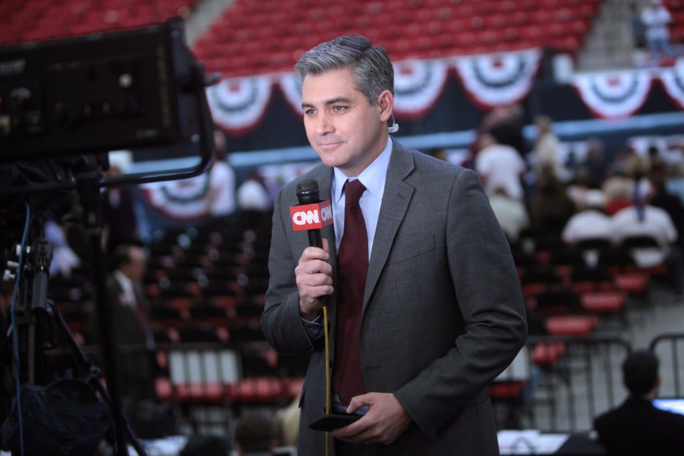 Image: Media unabashedly pushing grossly fake news to cover for CNN reporter Jim Acosta after he lost his press credentials for “putting hands” on White House intern