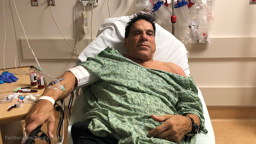Image: “Incredible Hulk” Lou Ferrigno hospitalized after vaccination goes horribly wrong