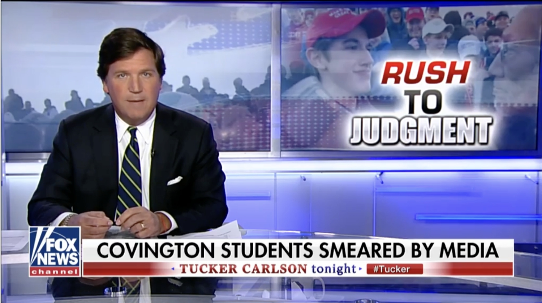 Image: Lawyer: Fake news media must retract false reporting on Covington Catholic School students or face a wave of lawsuits for slander and defamation