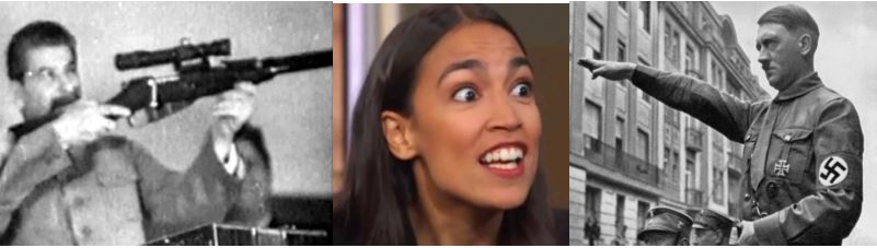 Image: HORRIFIC VISIONS: The 5- and 10-year “National Socialist” plans of Stalin, Hitler, and Ocasio-Cortez are really just evil communist plots for absolute government tyranny