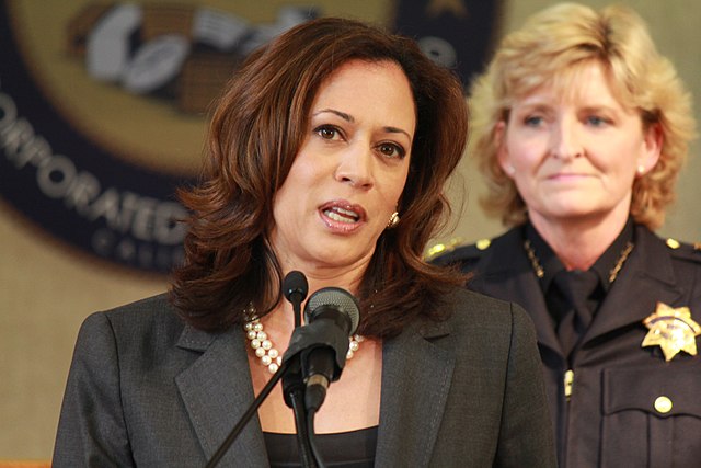 Image: Democrat frontrunner Kamala Harris promised to SHUT DOWN all private health insurance nationwide… then walked it back after the insanity of the plan emerged