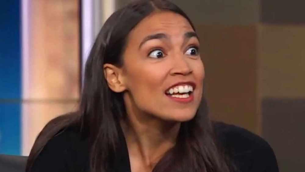 Image: Total hypocrite Ocasio-Cortez outed for relying on combustion engine cars and vans while claiming fossil fuels are destroying the planet