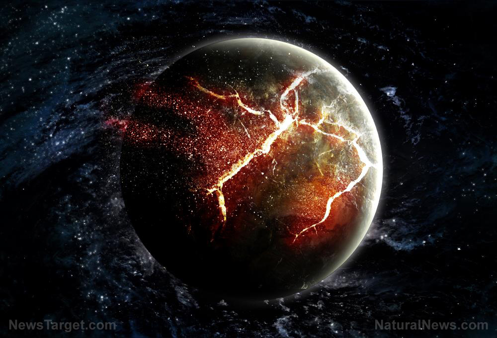 Image: Theia and proto-Earth: Did a planetary collision result in life on Earth over 4.4 billion years ago?