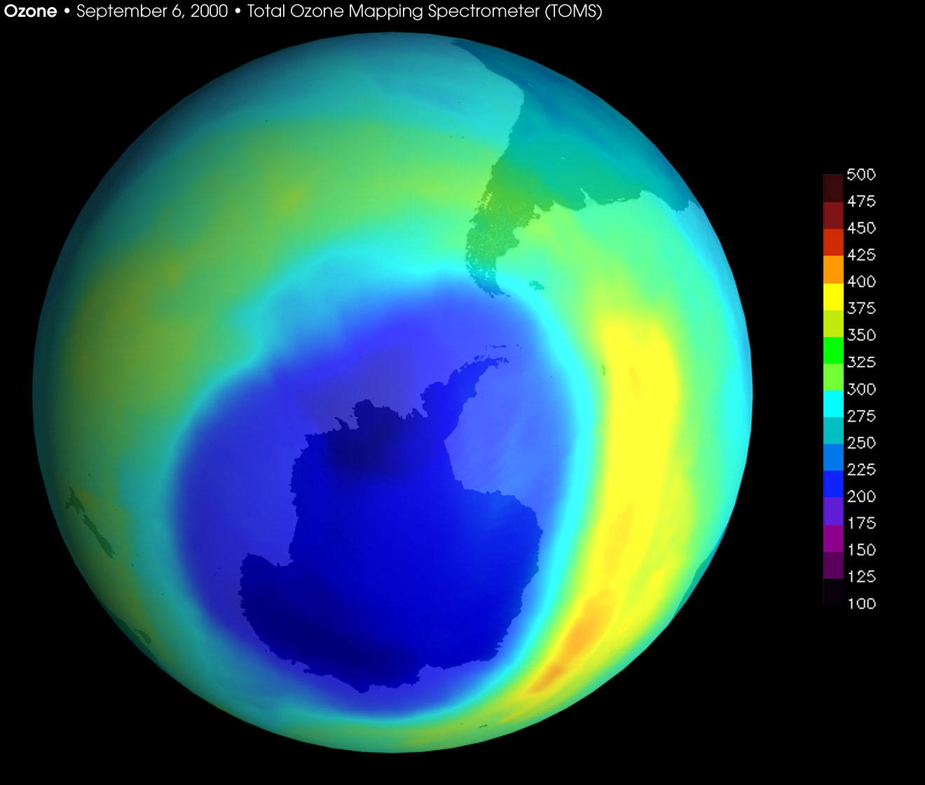 Image: Earth’s ozone hole rapidly shrinking following ban of ozone depleting chemicals