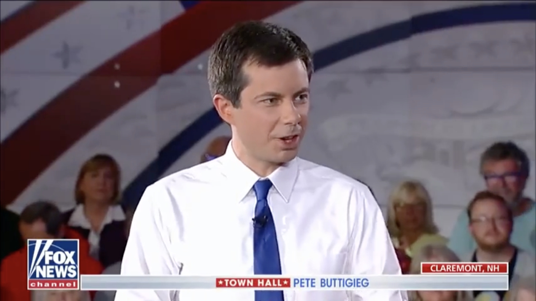 Image: Pete Buttigieg misleads America on health freedom; doesn’t support women’s right to say no to vaccines