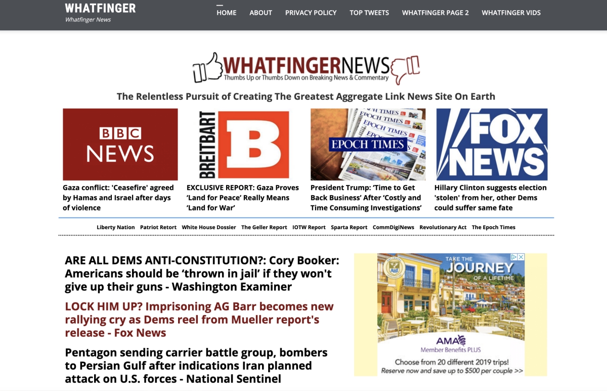 Image: Is Whatfinger News the next Drudge Report? More news and more liberty WITHOUT all the Drudge attacks on nutrition and natural medicine