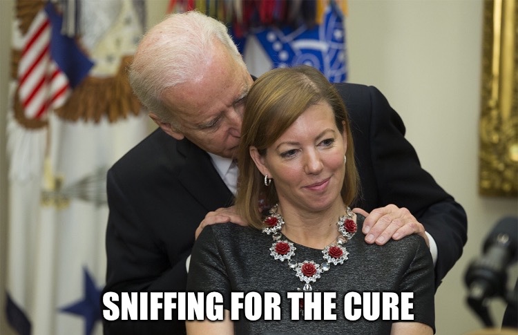 Image: Creepy Joe Biden promises to “cure cancer” if elected president in 2020