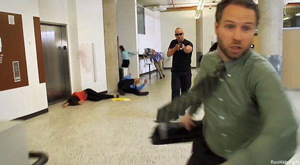 Image: How active shooter drills are used to terrorize the public into supporting gun control