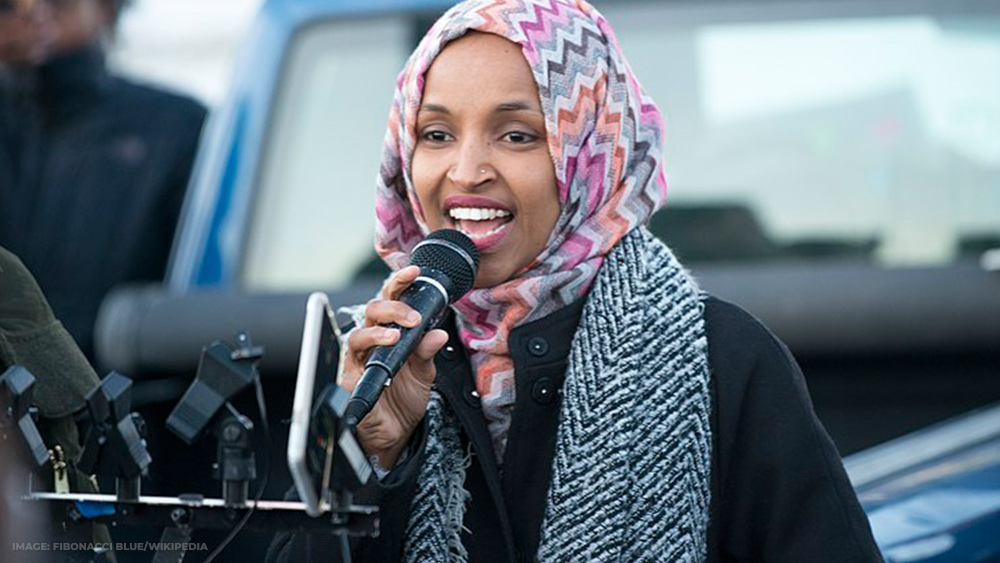 Image: Ilhan Omar accused of being an asset for Qatar and accessing sensitive information for Iranian government