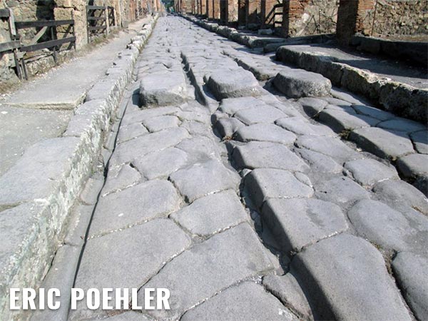 Image: Pompeii had streets repaired with iron before it was buried, according to recent research