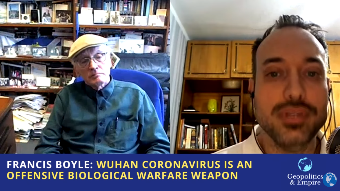 Image: In explosive interview, author of Bioweapons Act Dr. Francis Boyle confirms coronavirus is an “offensive biological warfare weapon”
