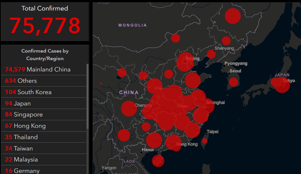 Image: Coronavirus infections, deaths and “community outbreaks” EXPLODE outside China; CDC warns travelers about “community spread” in six nations as infections skyrocket in Korea