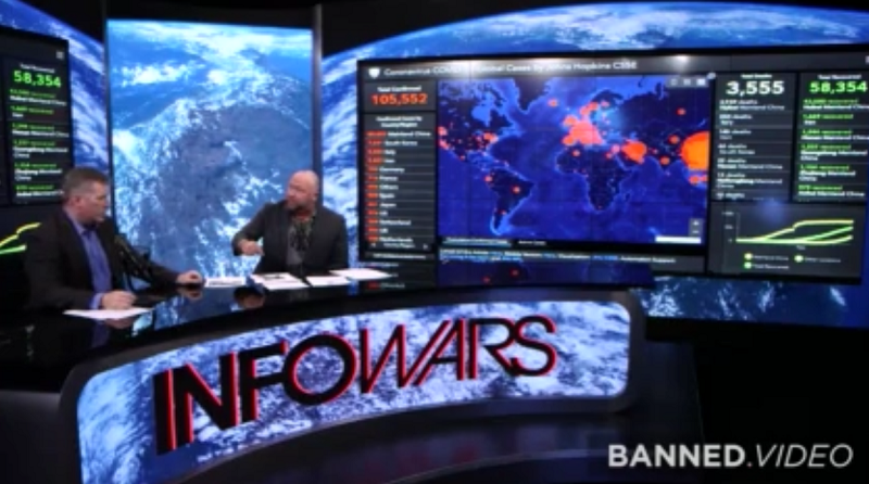 Image: SPECIAL REPORT: Mike Adams joins Alex Jones to reveal how coronavirus is an engineered weapon to destroy the Western world