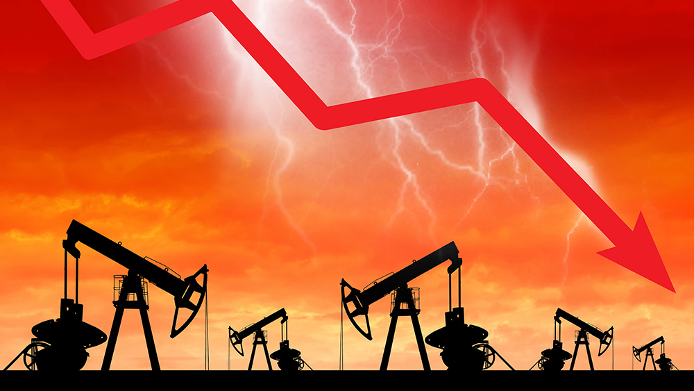 Image: Oil wipe out sees prices plunge -220% to -$37 / barrel… ECONOMIC WARFARE has been unleashed against America