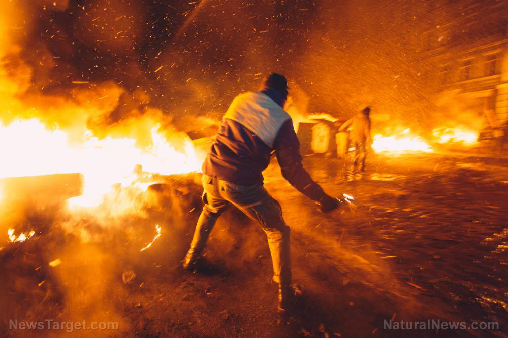 Image: As the world burns… the real forces behind the uprising, and how to protect yourself NOW