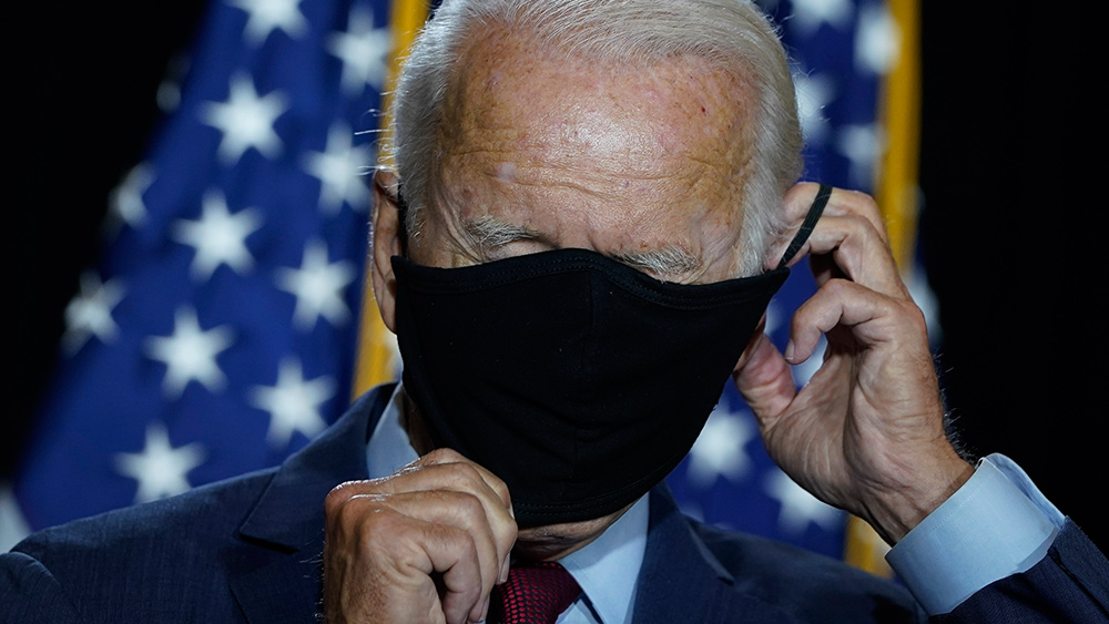Image: Joe Biden caught using teleprompter during TV interview