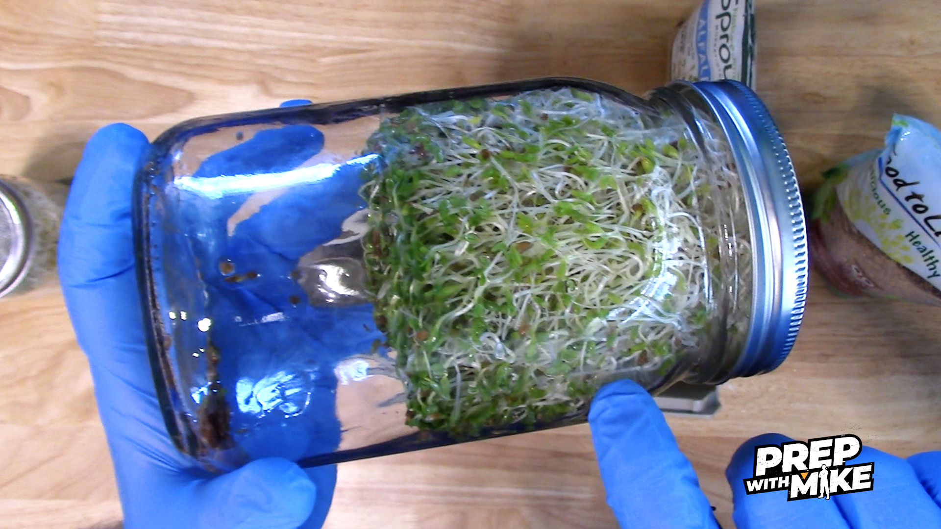 Image: New PrepWithMike video posted: The EASIEST way to grow sprouts and make your own living mineral supplements